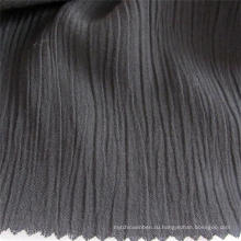 Ткань из вискозы из спандекса и черного крепа для одежды